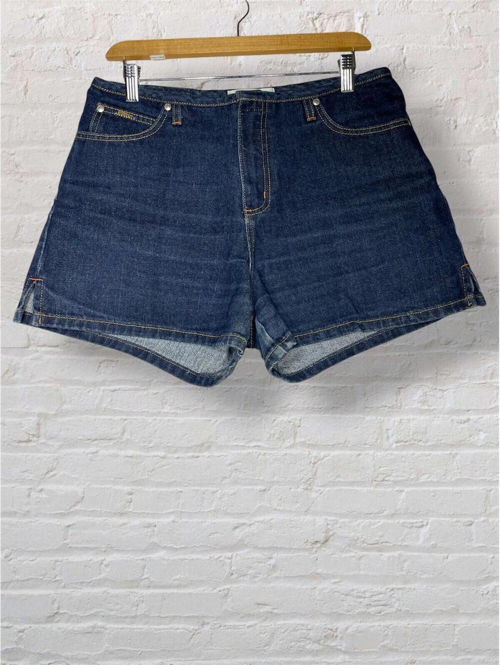 Blue Asphalt Y2K Indie Sleaze Dark Wash Denim Short Vtg M